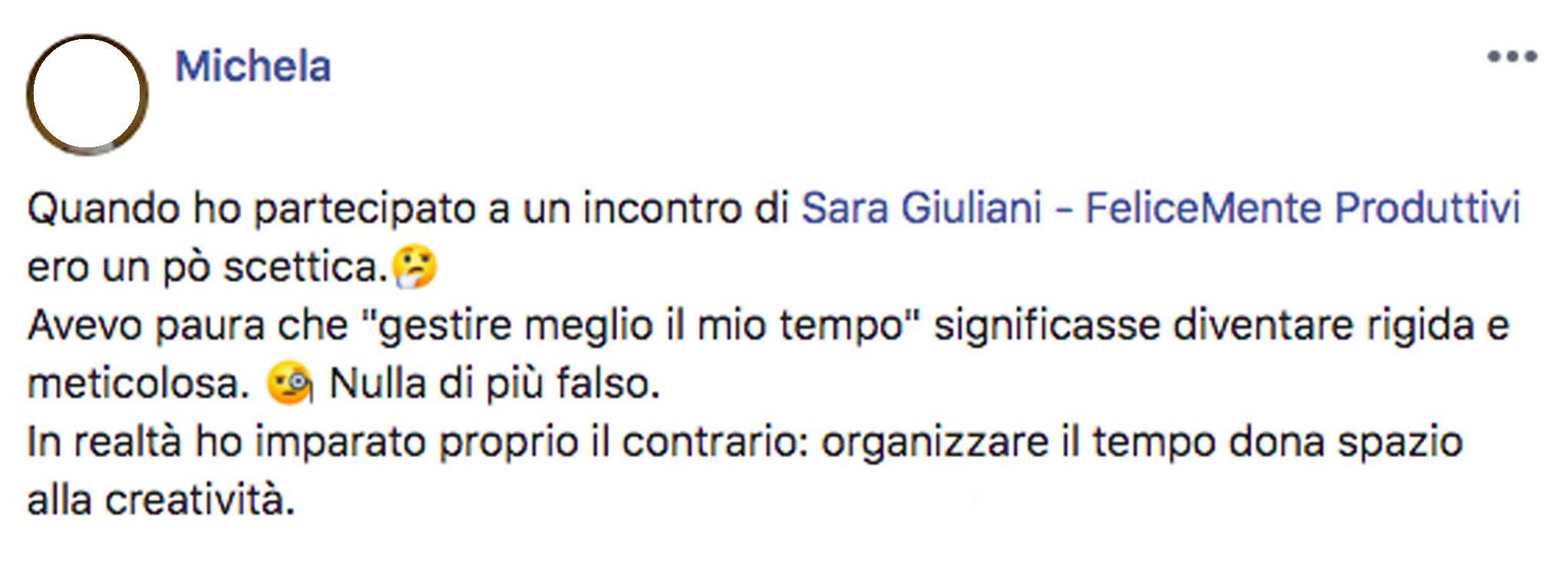 WS – Michela anon
